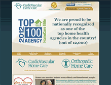 Tablet Screenshot of cardiachomecare.com